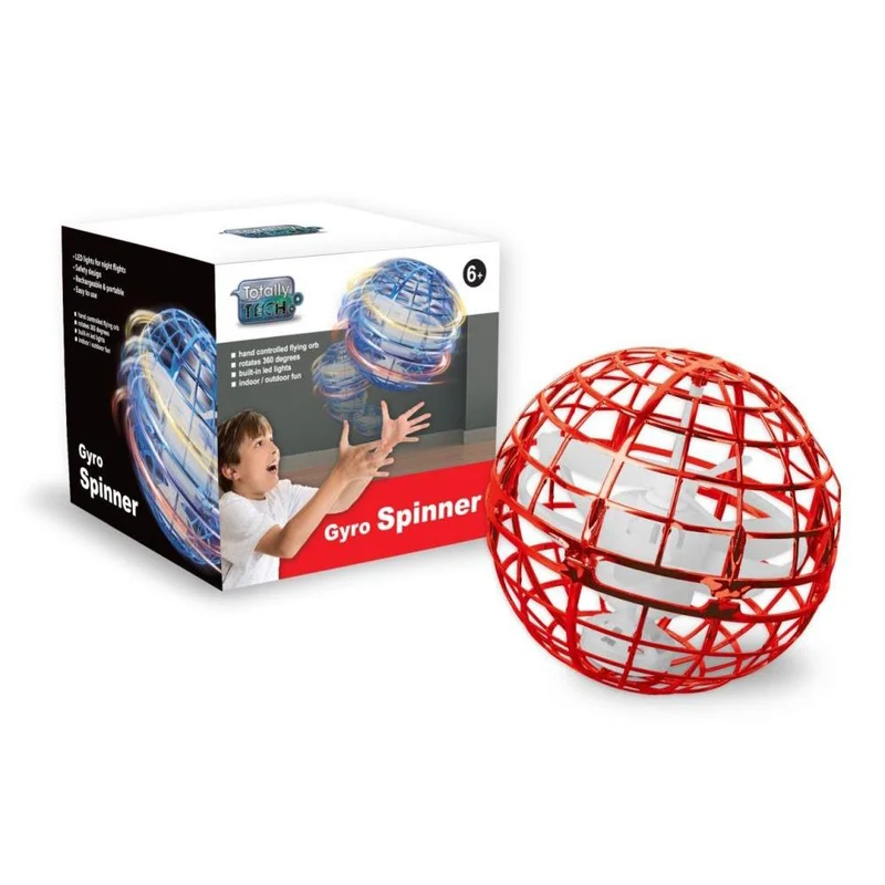 Totally Tech Gyro Spinner Flying Ball, assortiert
