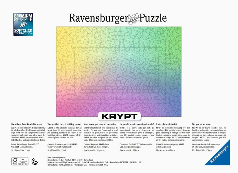 PFG Ravensburger Krypt Gradient (Usage/Used - PUZZLES FOR GOOD)
