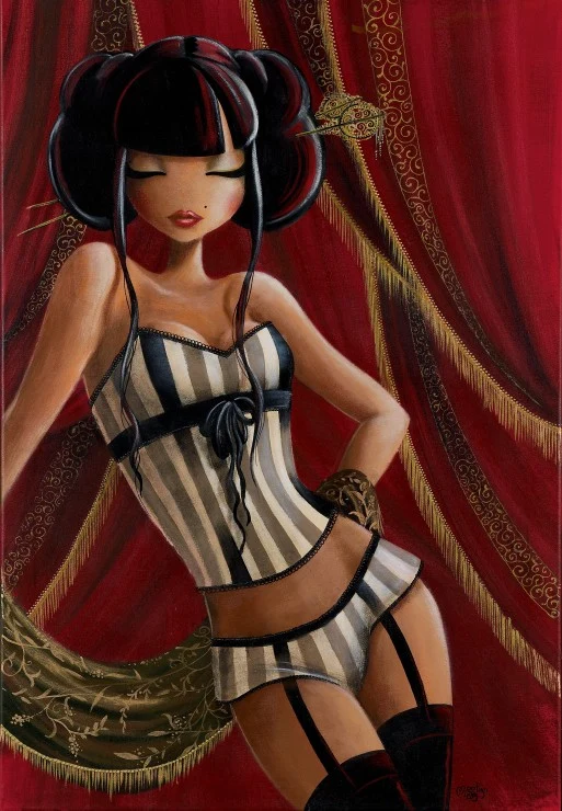 PFG Misstigri - Miss Cabaret (1000pcs) (Usage/Used - PUZZLES FOR GOOD)