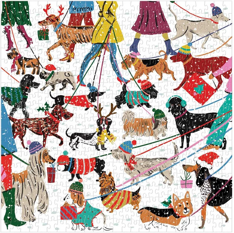 PFG Winter Dogs (500pcs) (Usage/Used - PUZZLES FOR GOOD)