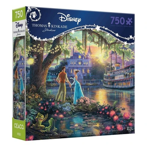 PFG Disney - Princess and The Frog, Thomas Kinkade (Usage/Used - PUZZLES FOR GOOD)