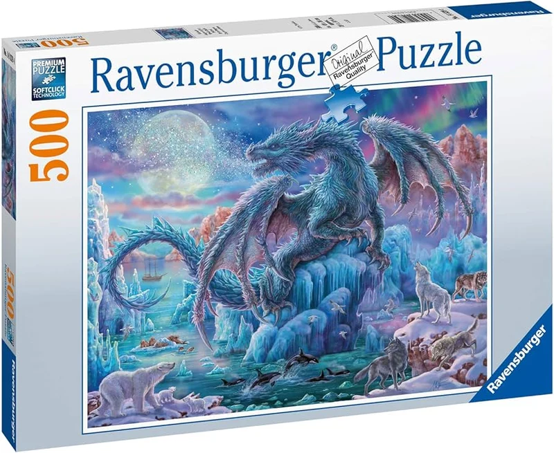 PFG Ravensburger Mystic Dragons (500pcs) (Usage/Used - PUZZLES FOR GOOD)