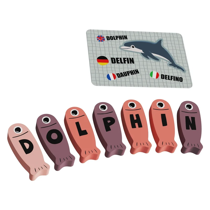 Magnetisches Geschicklichkeitsspiel – Fische fangen ABC