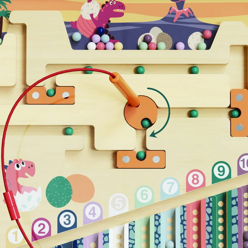 Magnetlabyrinth – Dinosauriereier