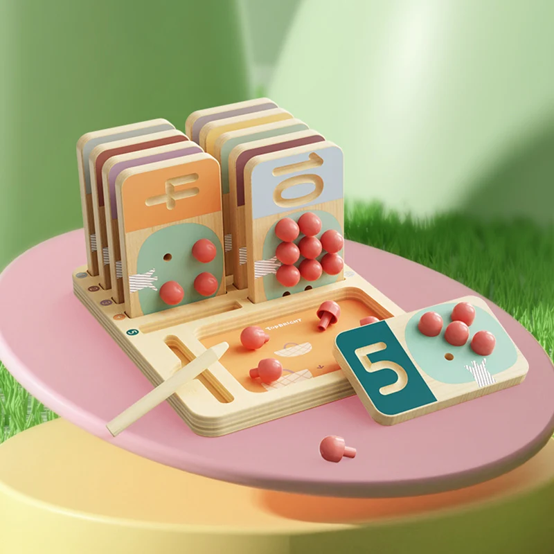 Lernspielzeug zum Erlernen des Zählens – Ich zähle Früchte