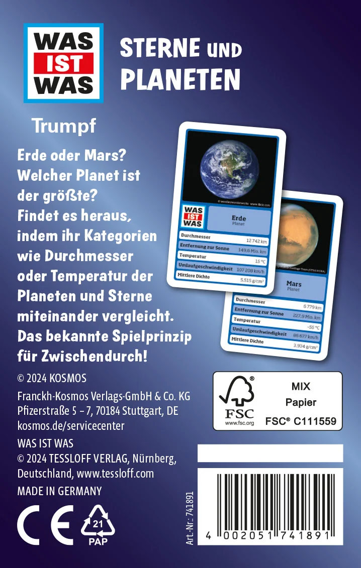 WAS IST WAS Trumpf: Sterne und Planeten