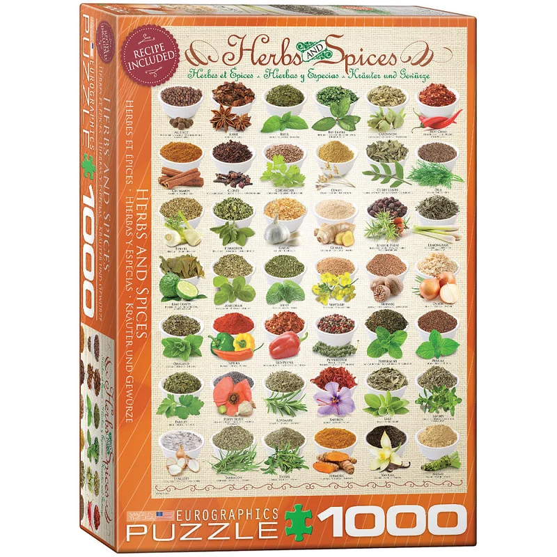 PFG Herbs and Spices (Usage/Used - PUZZLES FOR GOOD)