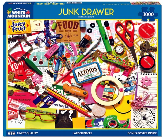 PFG Junk Drawer, Charlie Girard (Usage/Used - PUZZLES FOR GOOD)
