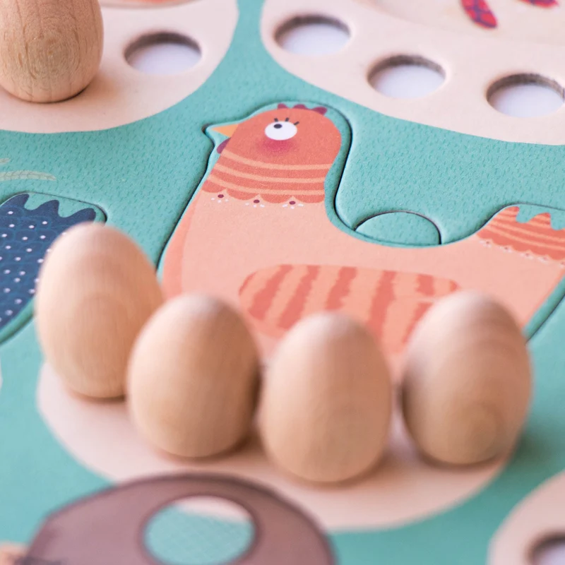 Kooperatives Brettspiel Londji - Cluck, Cluck! Fox! (Ab 4 Jahren)