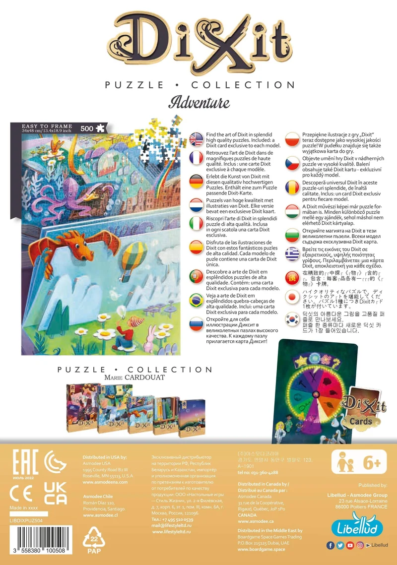 Dixit Puzzle Collection: Adventure, 500 T.