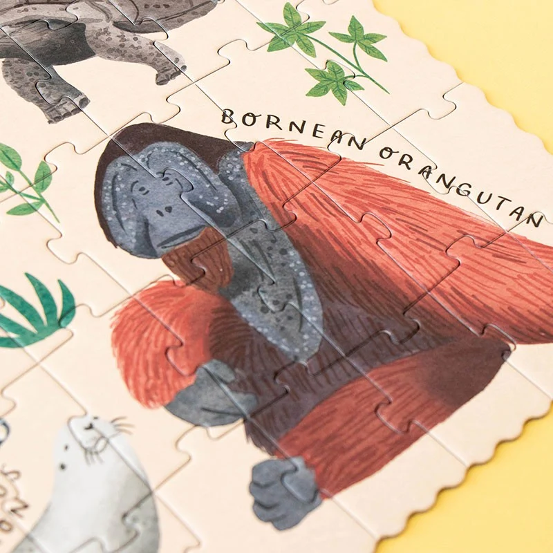 Puzzle Life – Gefährdete Tierarten, 200 Teile