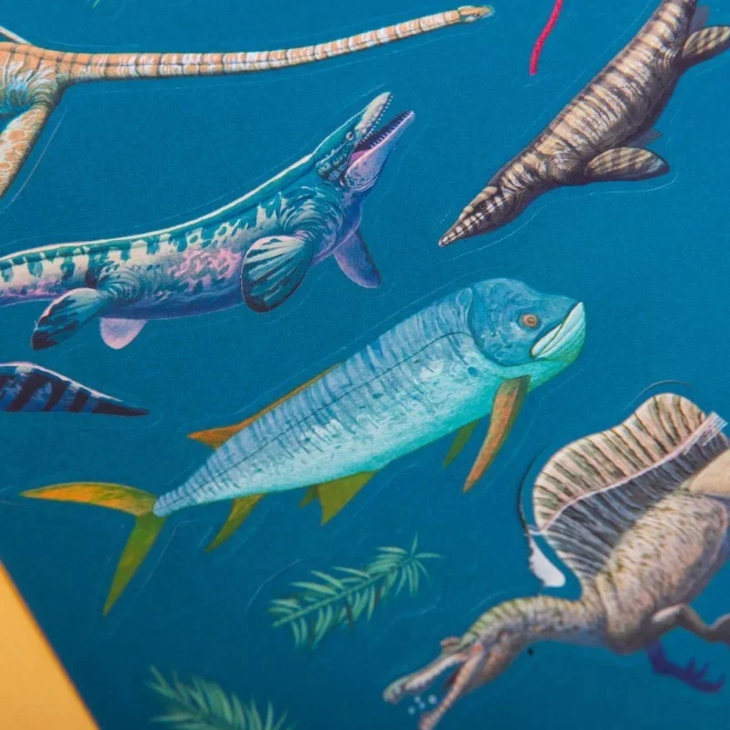 Wiederverwendbare Aufkleber – Dinosaurier