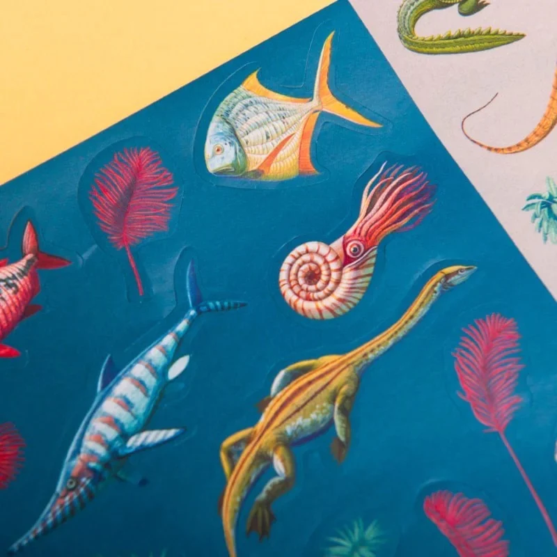 Wiederverwendbare Aufkleber – Dinosaurier