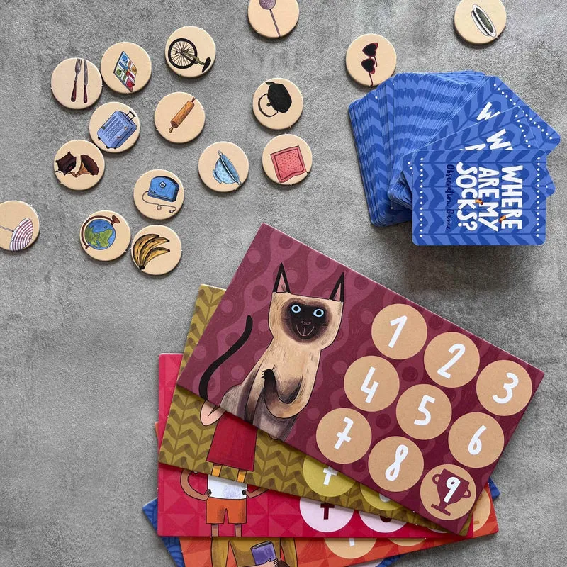 Beobachtungsspiel – Where are my socks?