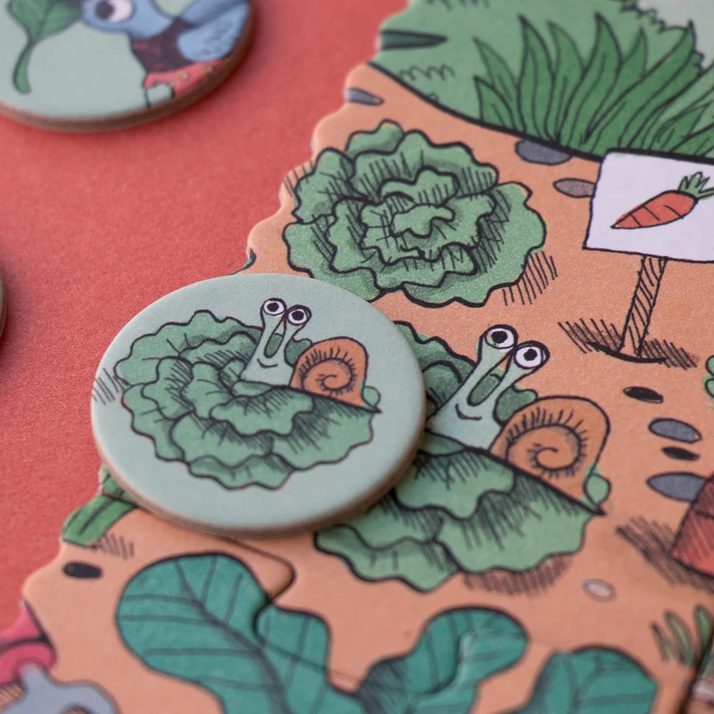 Puzzle 24 Teile – Der Garten der Kaninchen