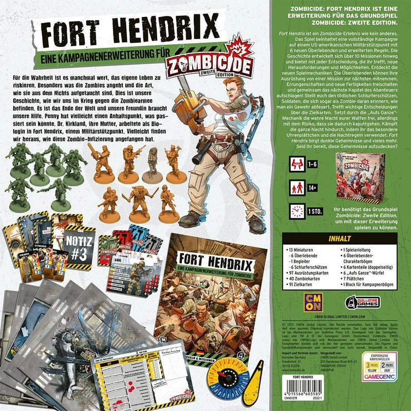 Zombicide 2. Edition: Fort Hendrix [Erw.]