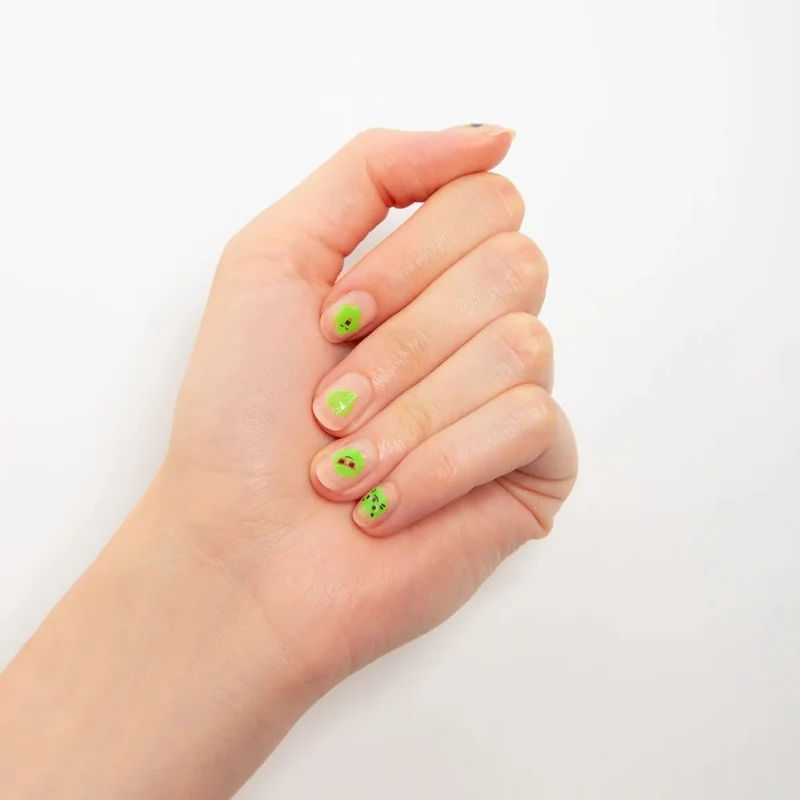 Nagelsticker – Glow Party 200 Stück