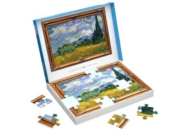Wheat Field with Cypresses, Van Gogh (24pcs)