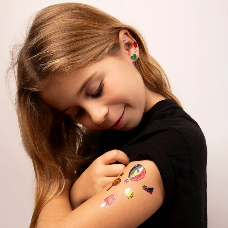 Tattoos für Kinder – Kawaii, 50 Stück
