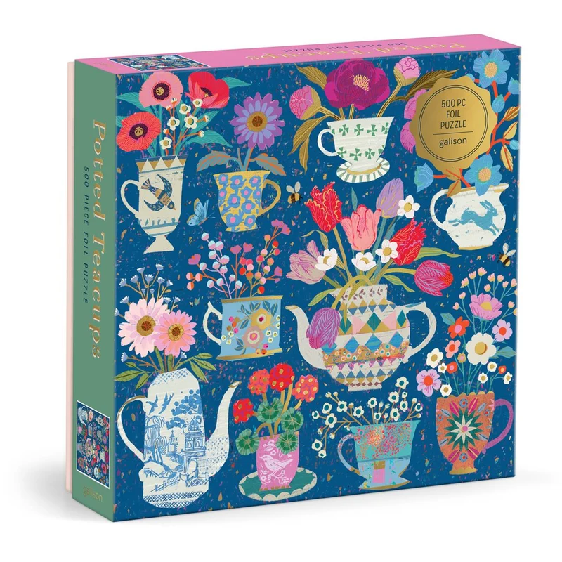 Potted Teacups, Victoria Ball (500pcs) (FOIL)