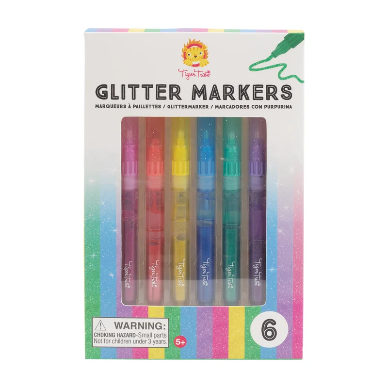 Glitzerstifte, Filzstifte