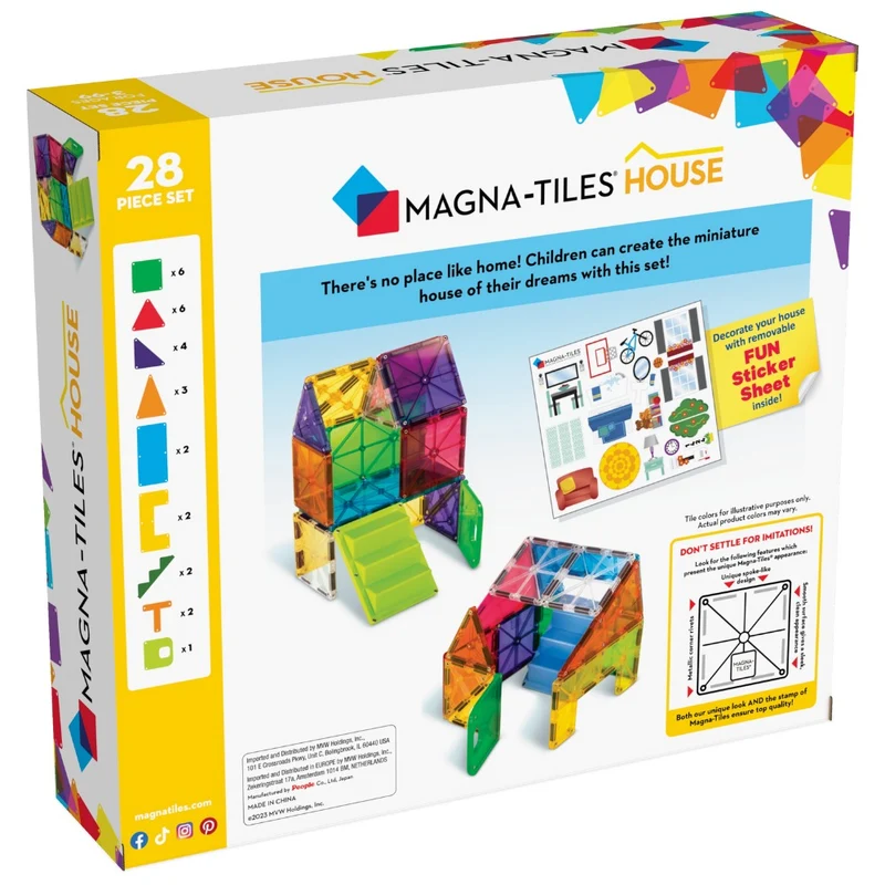 Magnetbausteine – Haus 28 Teile