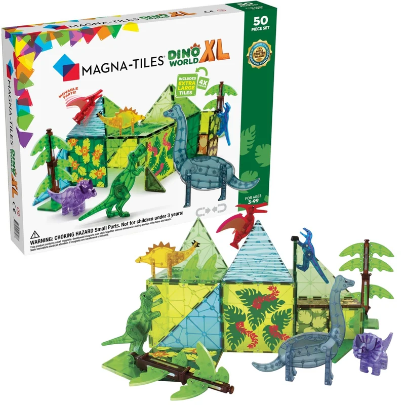 Magnetbausteine – Dino World XL 50 Teile