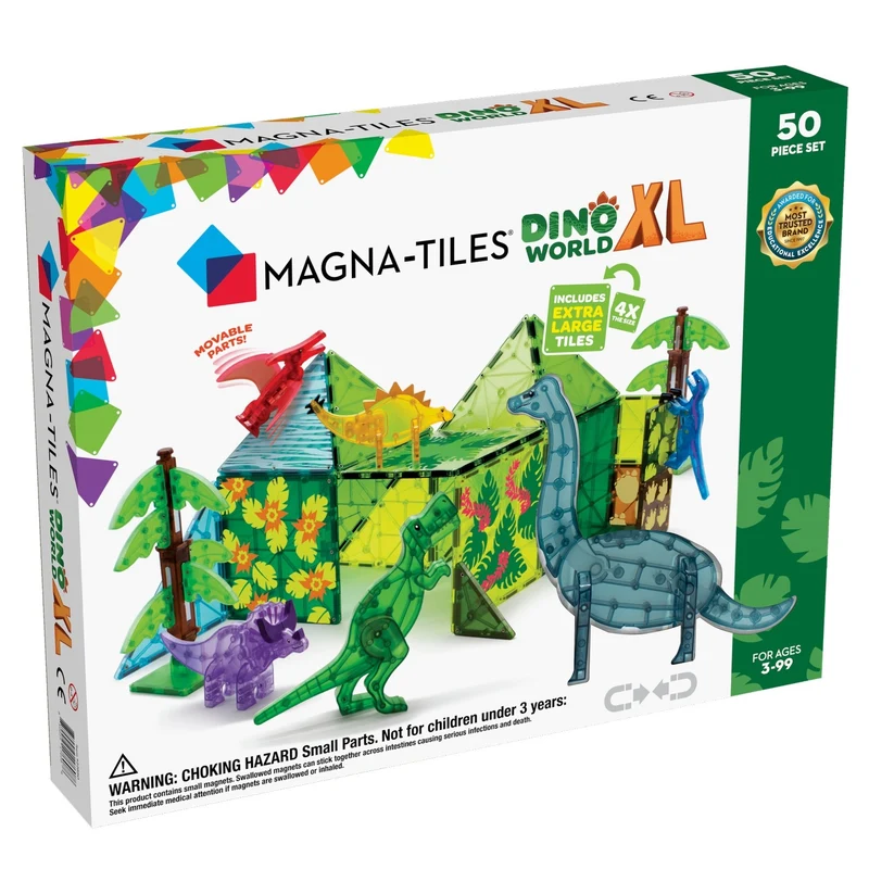 Magnetbausteine – Dino World XL 50 Teile