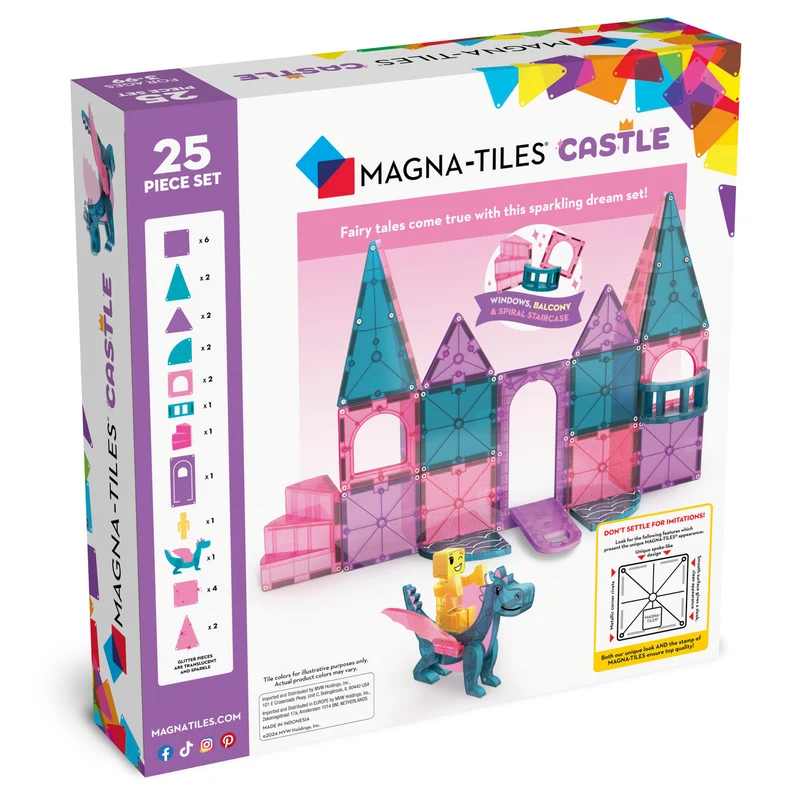 Magnetbausteine – Burg 25 Teile