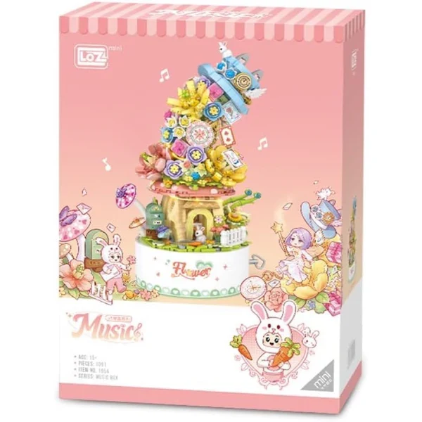 LOZ Flower Music Box (1091pcs) (Light up)