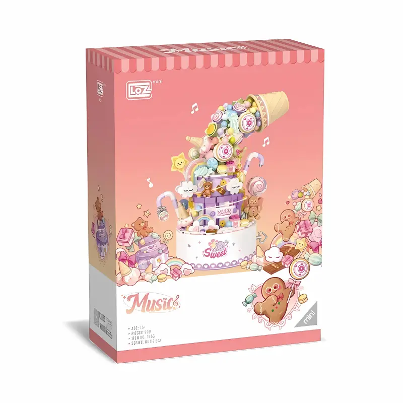 LOZ Sweet Fluid Music Box (909pcs) (Light up)