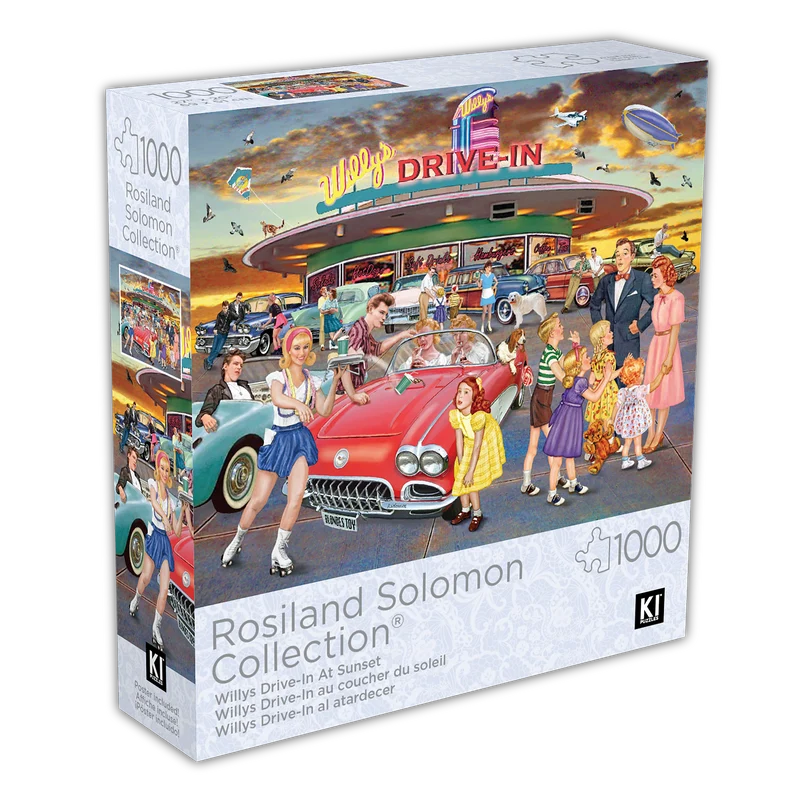 Willys Drive-In at Sunset, Rosiland Solomon (1000pcs)