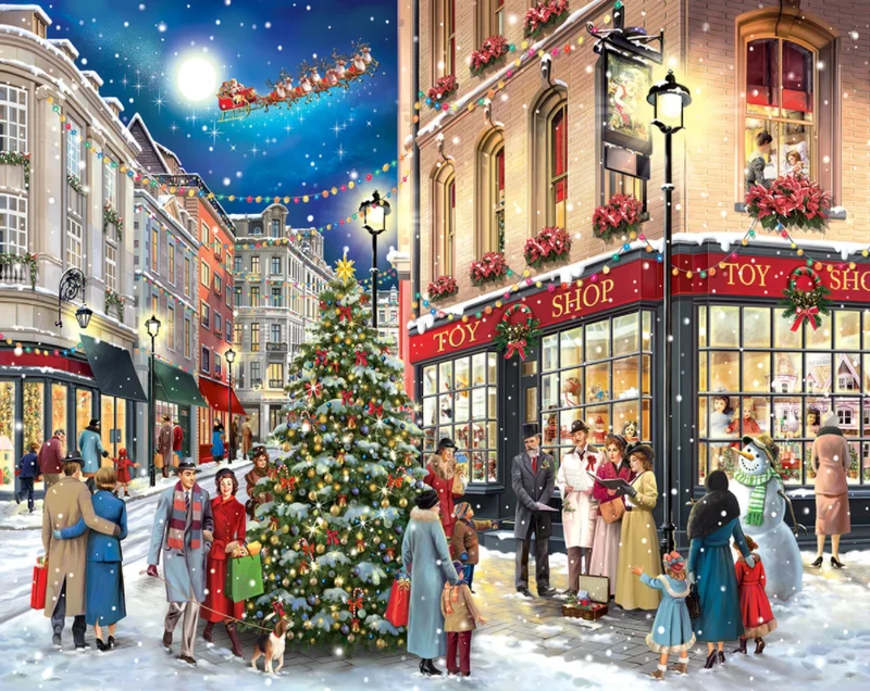 PFG Christmas Carolers, Simonetta Pirola (Usage/Used - PUZZLES FOR GOOD)