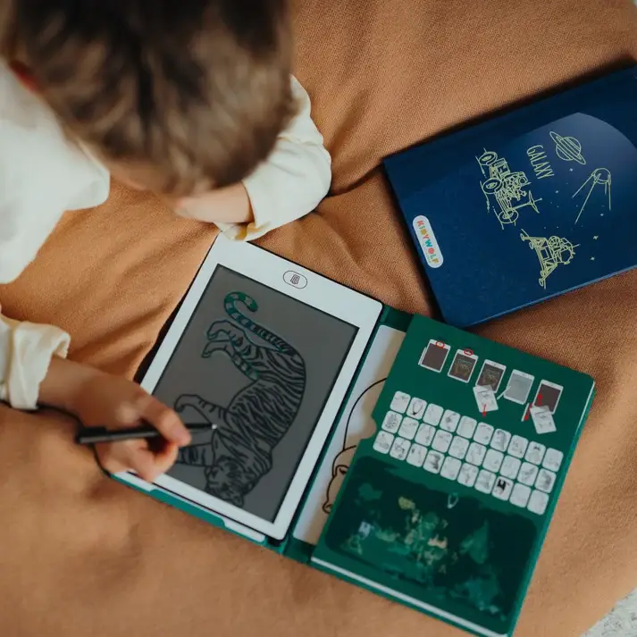 Grafiktablett zum Zeichnen mit Vorlagen Kidydraw Mini – Galaxie