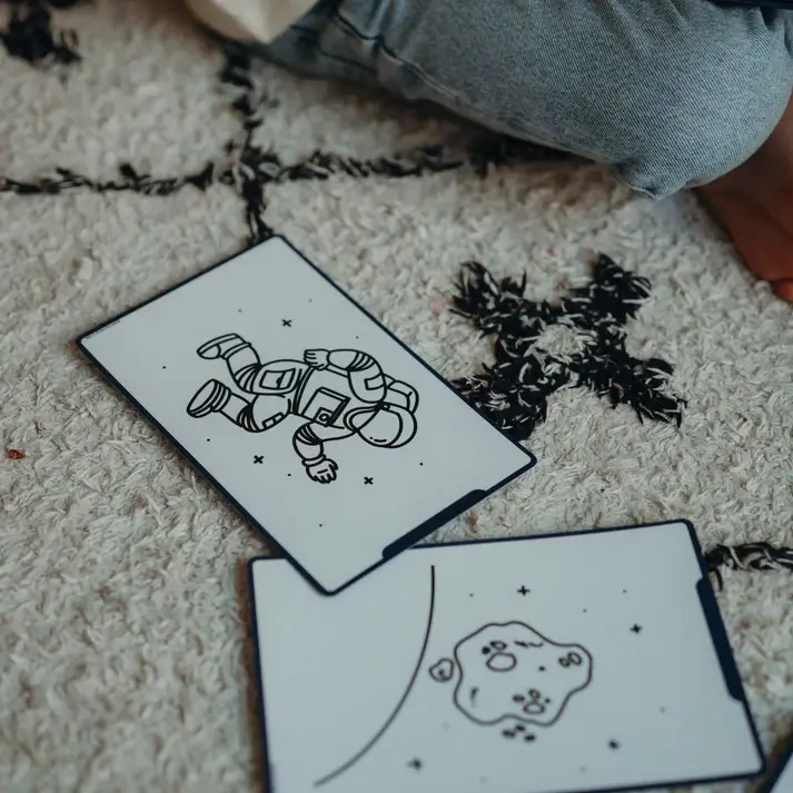 Grafiktablett zum Zeichnen mit Vorlagen Kidydraw Mini – Galaxie