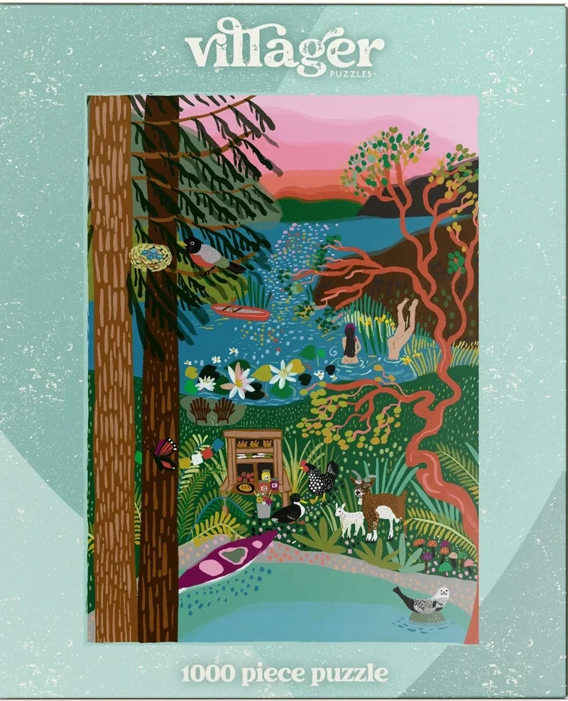 PFG Salt Spring Island, Anja Jane (1000pcs) (Usage/Used - PUZZLES FOR GOOD)