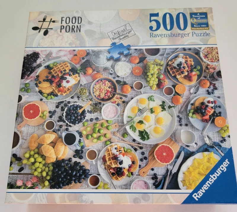 PFG Ravensburger Food Porn The Funky Brunch (Usage/Used - PUZZLES FOR GOOD)
