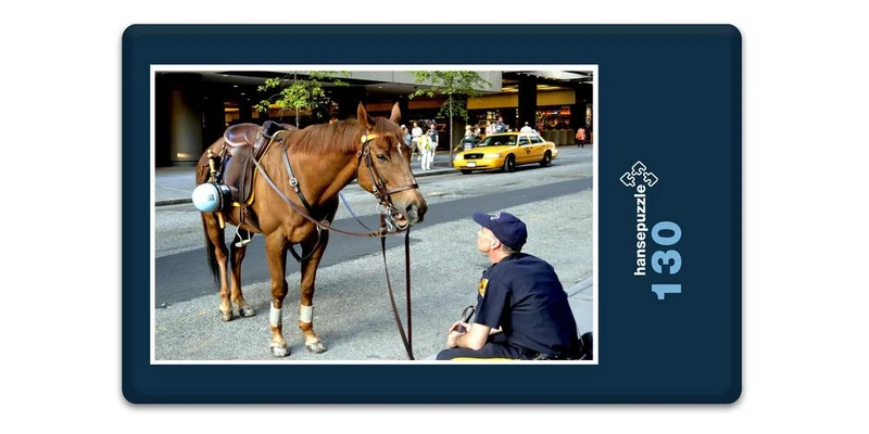 18143 Gebäude - Pferd Puzzle