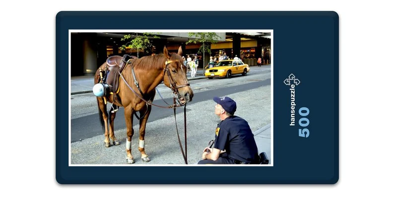 18143 Gebäude - Pferd Puzzle