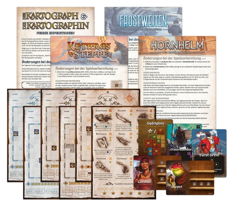 Der Kartograph & Die Kartographin: Ferne Expeditionen [Erw.]