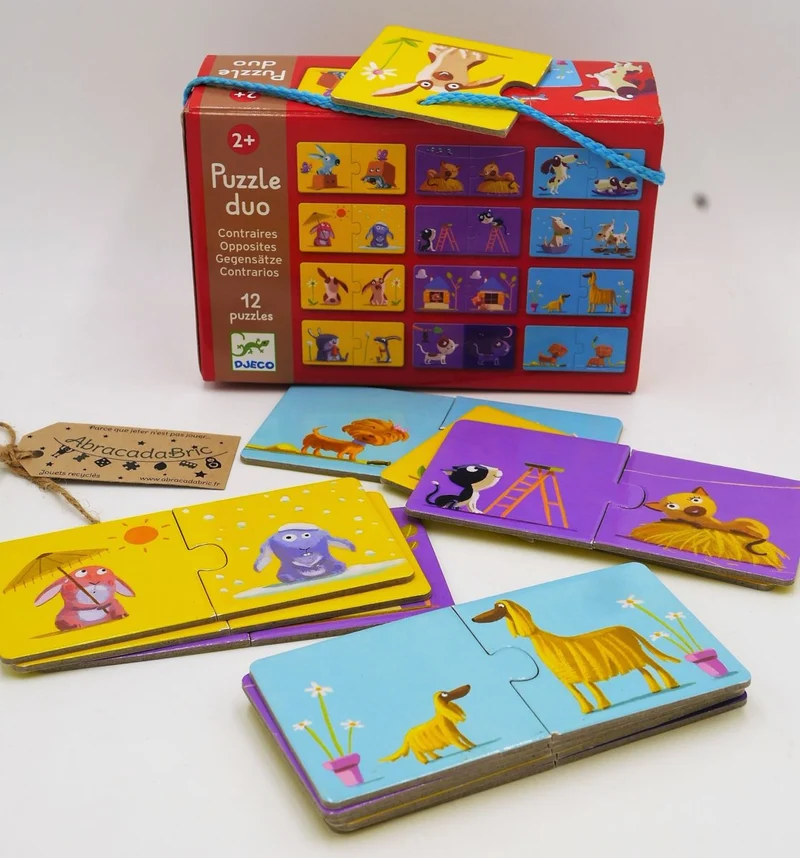 Duo-Puzzle für die Kleinsten – Gegensätze