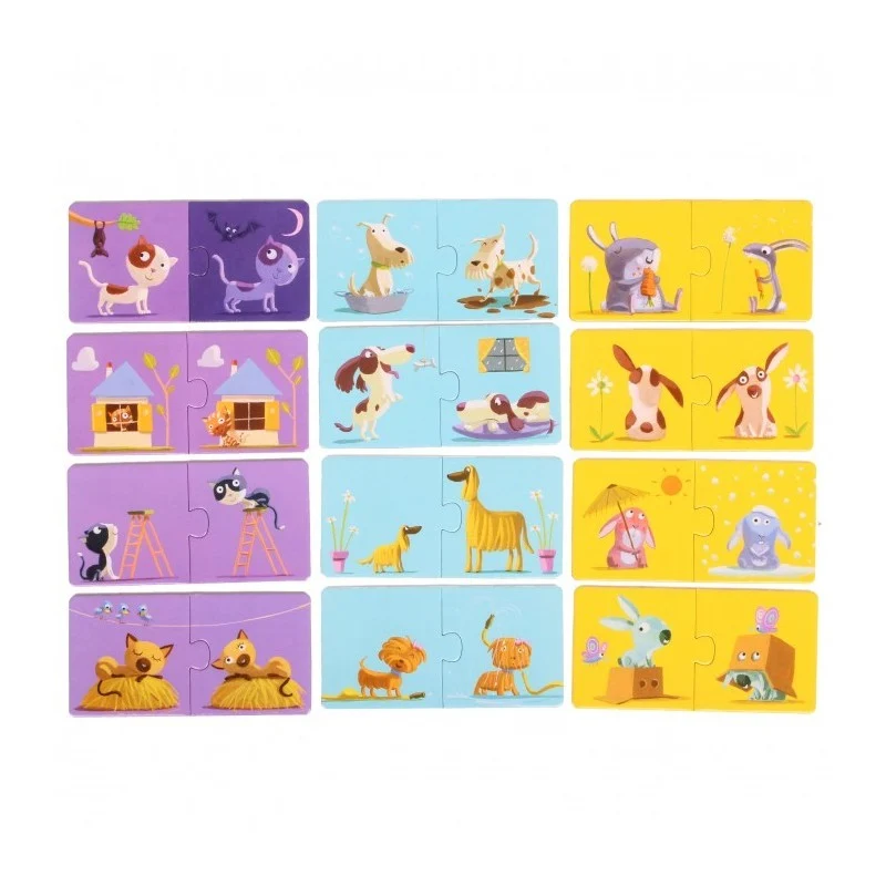 Duo-Puzzle für die Kleinsten – Gegensätze
