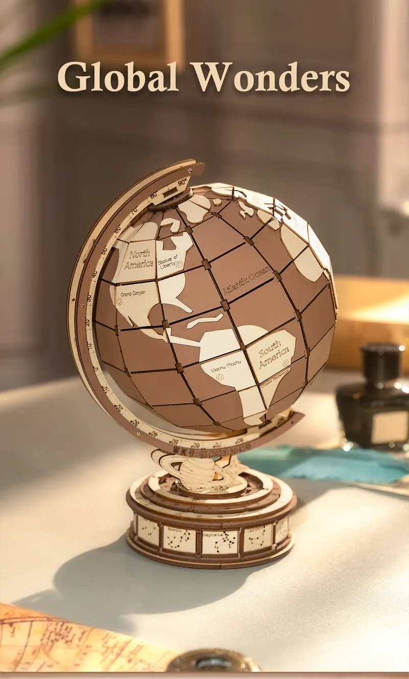 3D - Global Wonders (Wood)