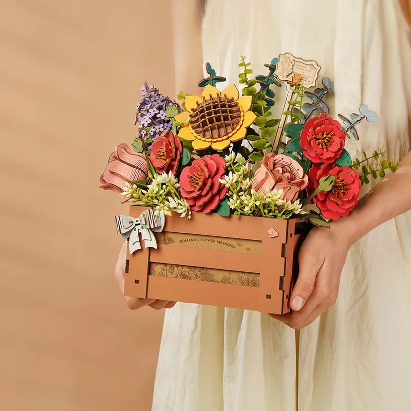 3D Wooden Bloom Box (658pcs)