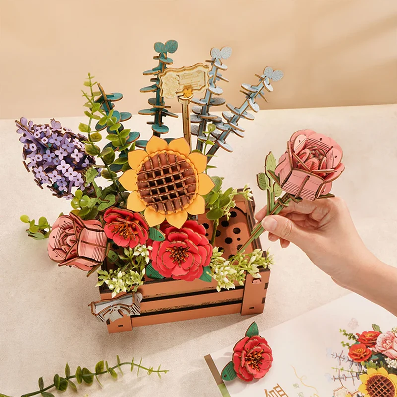 3D Wooden Bloom Box (658pcs)