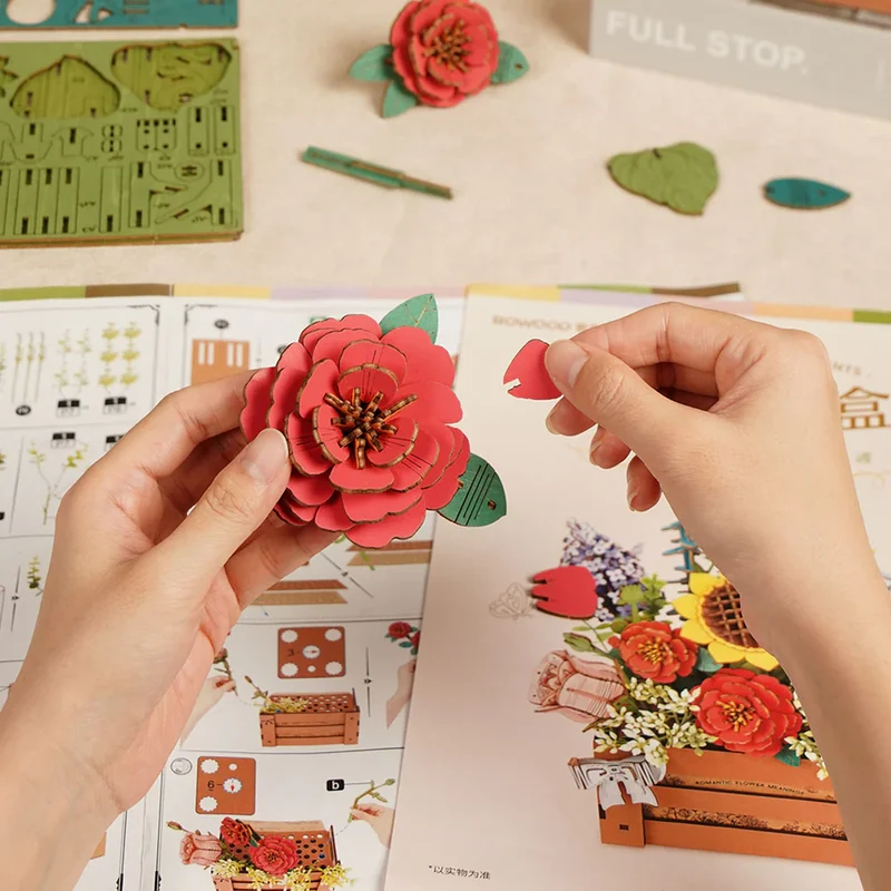 3D Wooden Bloom Box (658pcs)