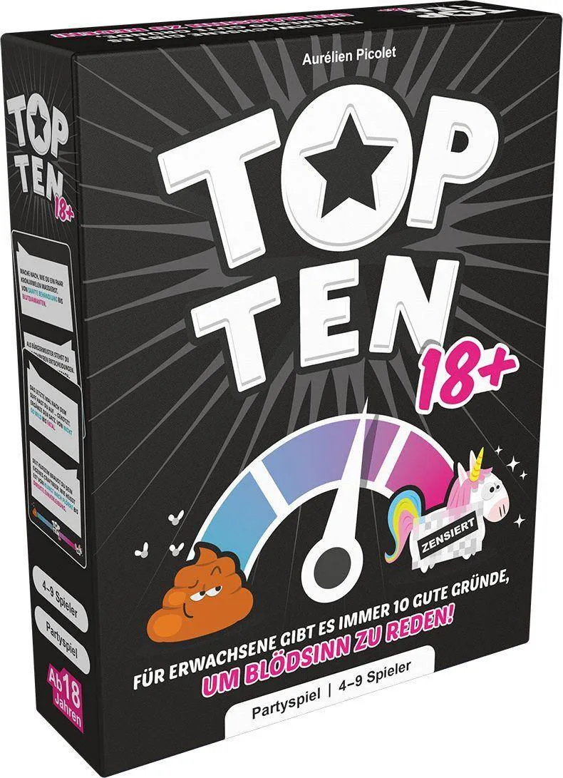 Top Ten 18+ DE