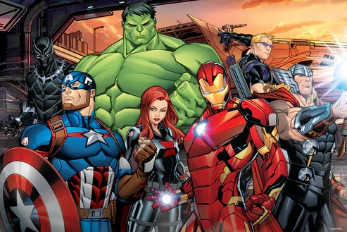 3D/2D - Marvel - Avengers (Double-Sided) (200pcs)