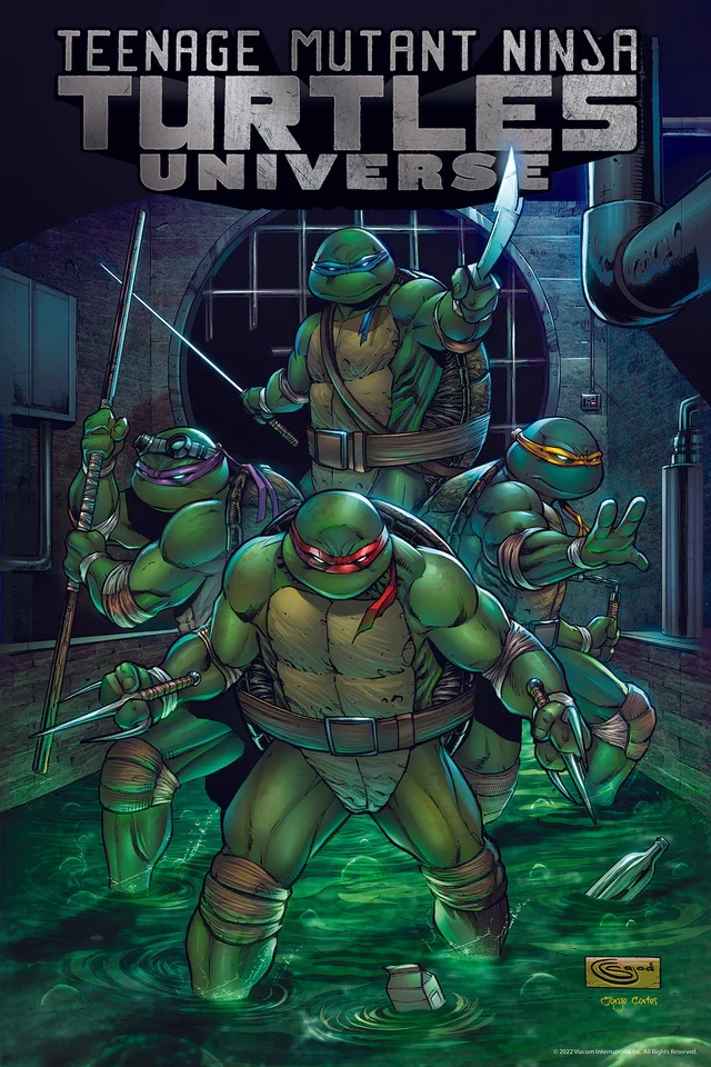 DMG TMNT - Teenage Mutant Ninja Turtles in Collectable Tin Book (3D Puzzle) (300pcs) (DAMAGED BOX)