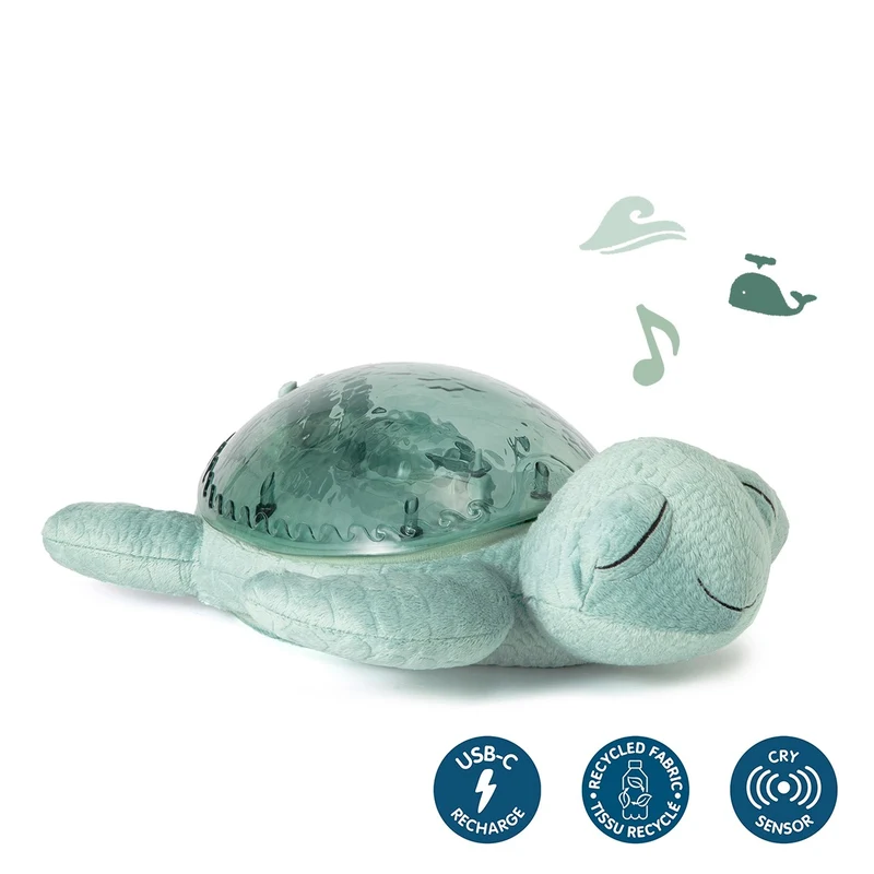 Tranquil Turtle™ Spieluhr-Projektor - Unterwasser-Schildkröte grün ECO